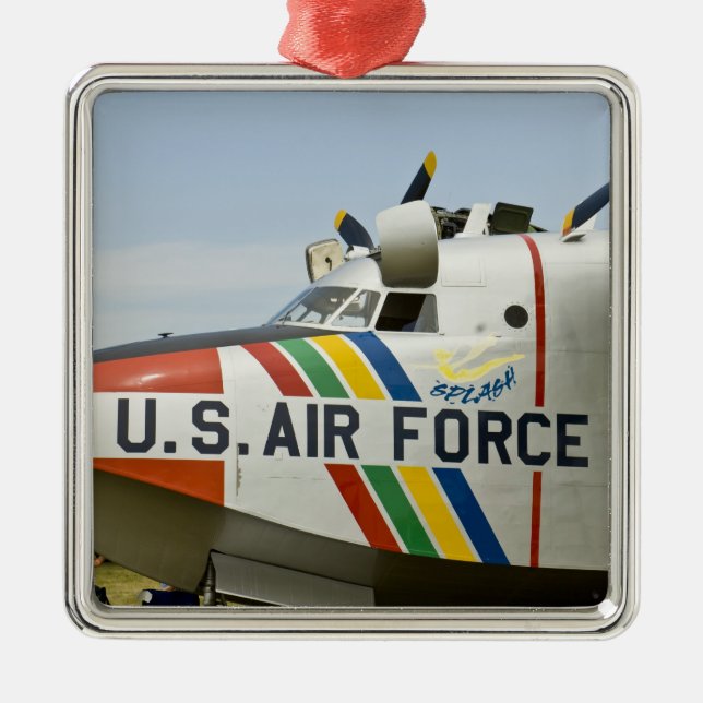 Nose section Air Force Grumman HU-16B Metal Tree Decoration (Front)