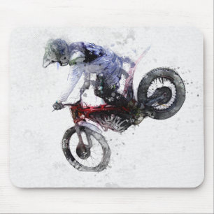 Nose Stand - Motocross Mouse Pad