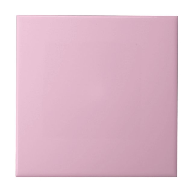 Nosegay Light Pink Solid Colour Print, Blush Tile (Front)