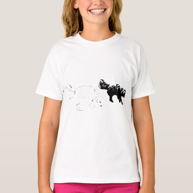 Nosework Duo, Trail Detectives T-Shirt (Front)