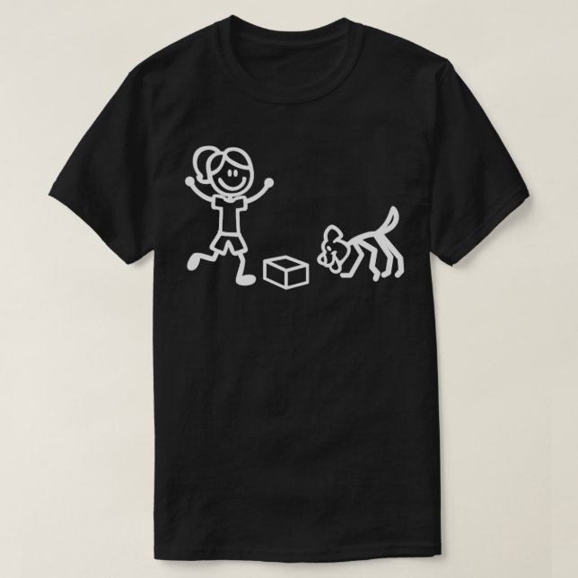 Nosework Stick Figures  T-Shirt (Design Front)