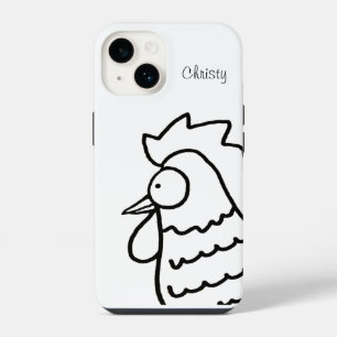 Nosey Rooster iPhone 14 Case