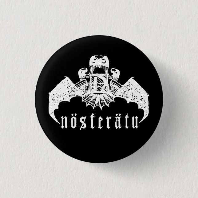 NOSFERATU 3 CM ROUND BADGE (Front)