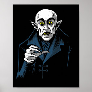 Nosferatu Halloween Vampire Horror Dracula  Poster