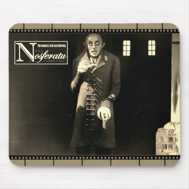 Nosferatu Horror Film Mousepad (Front)