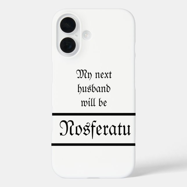 Nosferatu Husband iPhone Case (Back)