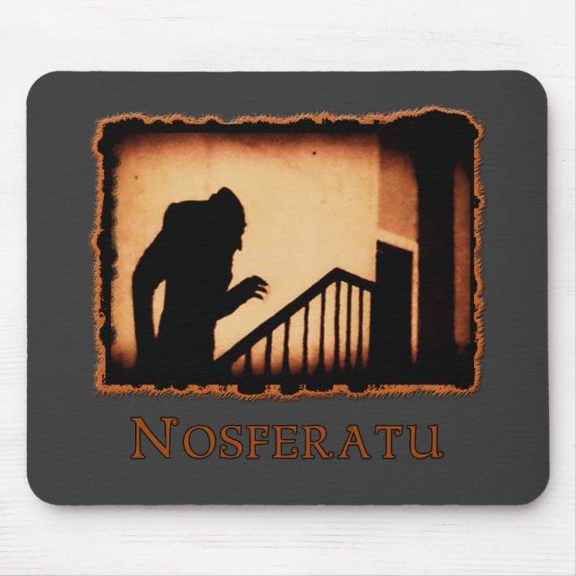 Nosferatu Scary Vampire Products Mouse Pad (Front)