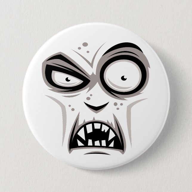 Nosferatu Vampire Face 7.5 Cm Round Badge (Front)