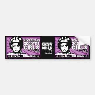 NOSG Helmet Girl (double) Bumper Sticker