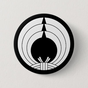 Noshi circle 6 cm round badge