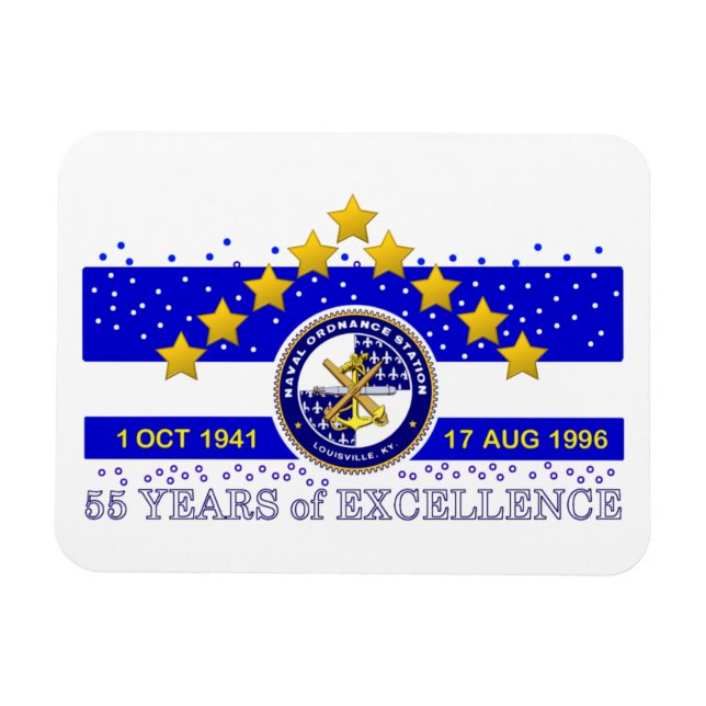 NOSL - 55 Years of Excellence Magnet (Horizontal)