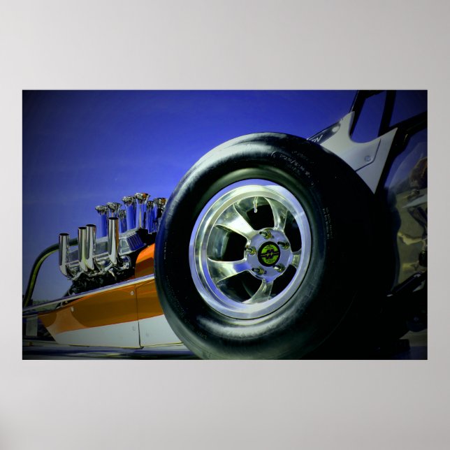 Nostalgia Dragster Poster (Front)