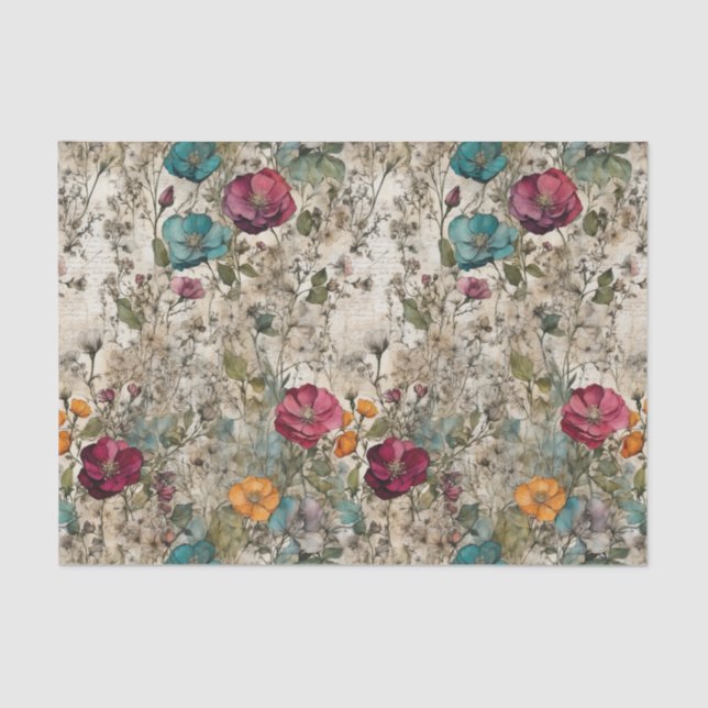 Nostalgia Garden Tissue Paper (Front)