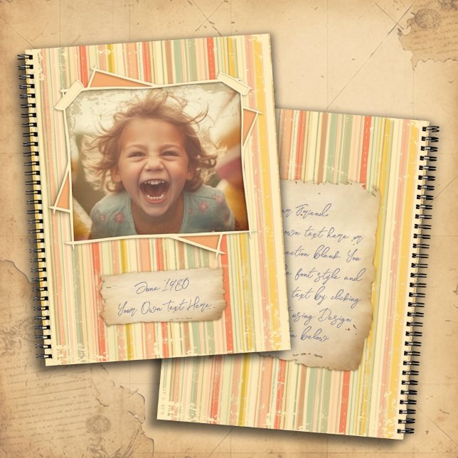 Nostalgia. Grunge Photo Effect Template Vintage Notebook (Creator Uploaded)