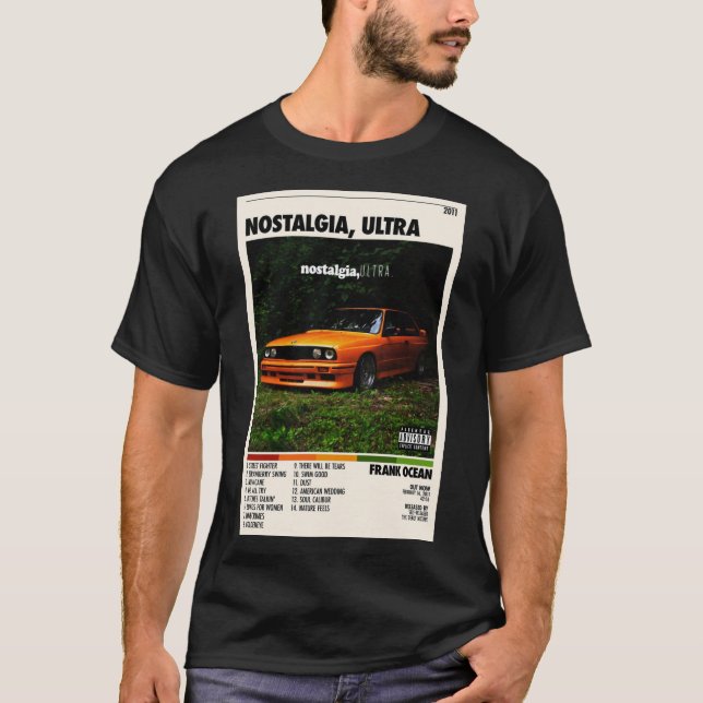 Nostalgia Ultra Tracklist  S Album - Album Cover   T-Shirt (Front)