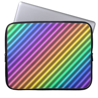 nostalgic arcade stripe : laptop sleeve