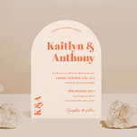 Nostalgic Charm Retro Wedding Invitation<br><div class="desc">Celebrate in style with these very trendy 70's retro style wedding invitations. The design is easy to personalise with your special event wording and your guests will be thrilled when they receive these fabulous invites. Matching items can be found in the collection.</div>