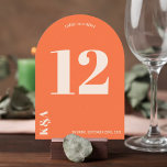 Nostalgic Charm Retro Wedding Table Number Card<br><div class="desc">Celebrate in style with these very trendy 70's retro style wedding table number cards. This design is easy to personalise with your own wording and a photo of your choice and your guests will be thrilled when they see these fabulous table numbers. Matching items can be found in the collection....</div>