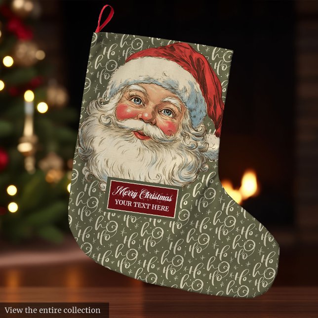 Nostalgic Christmas Stocking Vintage Old Fashioned (Nostalgic Christmas Stocking Vintage Old Fashioned Santa)