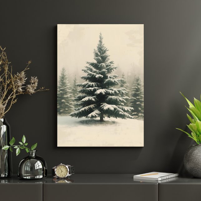 Nostalgic Christmas Tree Poster – Vintage Holiday (Creator Uploaded)