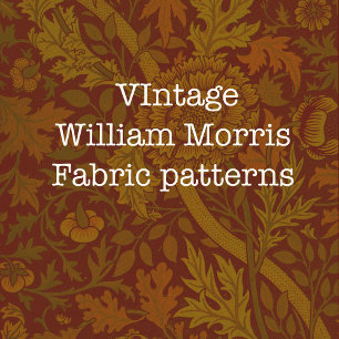 Nostalgic Classic William Morris Red Holiday Cushion
