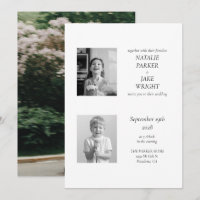 Nostalgic Editorial Black and White Photo Wedding