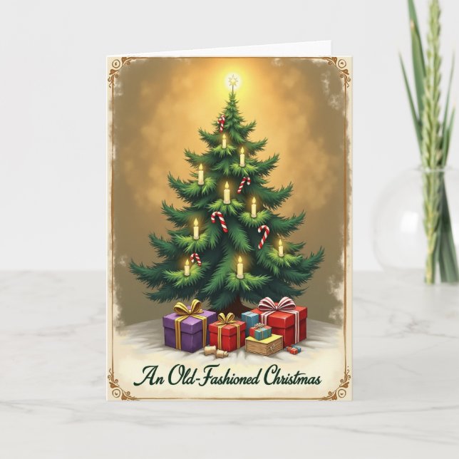 Nostalgic Evergreen Card (Front)