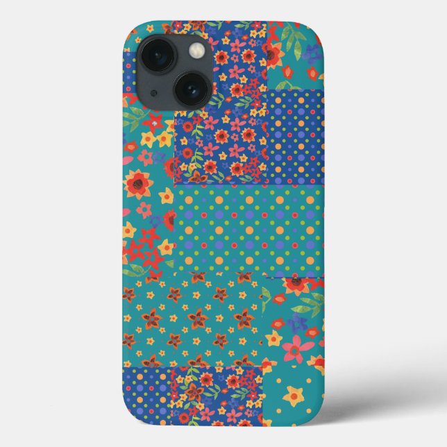 Nostalgic Faux Patchwork Samsung Galaxy Note Case (Back)