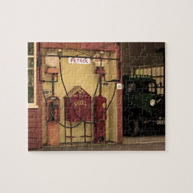 Nostalgic Gas Station Jigsaw Puzzle (Horizontal)