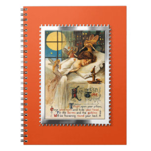 Nostalgic Halloween Slumber Goblins and Fairies Notebook