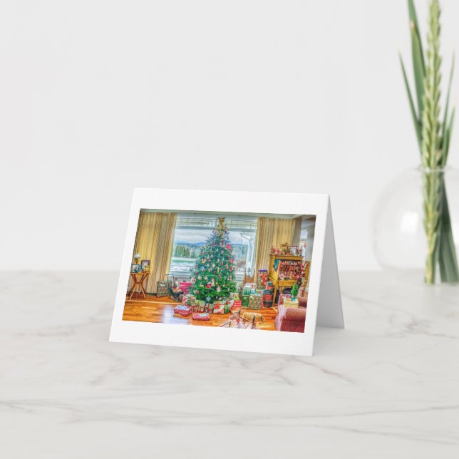 Nostalgic Homestead Christmas Holiday Card (Front)
