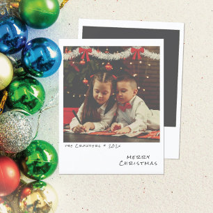 Nostalgic Instant Photo Christmas Card