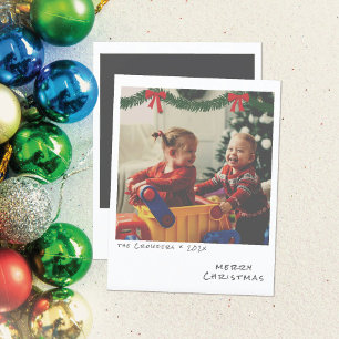 Nostalgic Instant Photo Christmas Card