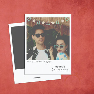 Nostalgic Instant Photo Christmas Card