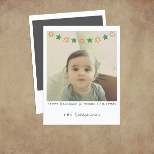 Nostalgic Instant Photo Hanukkah/Christmas Card