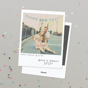 Nostalgic Instant Photo New Year Card