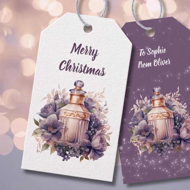 Nostalgic luxurious Merry Christmas  Gift Tags (Creator Uploaded)