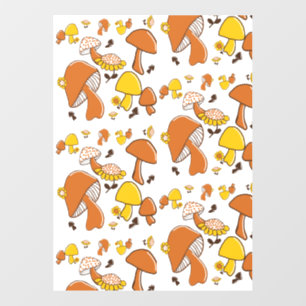 Nostalgic Mushroom Pattern