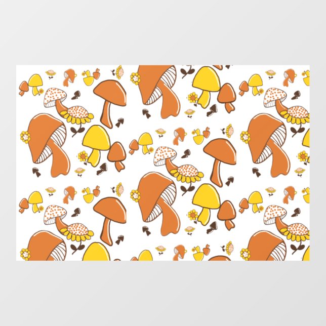 Nostalgic Mushroom Pattern (Sheet)