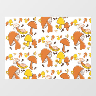 Nostalgic Mushroom Pattern