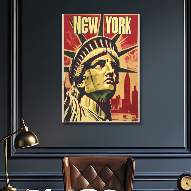 Nostalgic New York Travel Poster (Creator Uploaded)