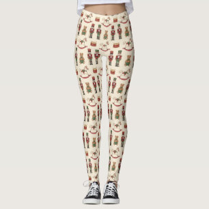 Nostalgic Nutcrackers Classic Toy Shop Christmas Leggings