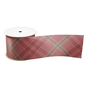 Nostalgic Red Christmas Satin Ribbon