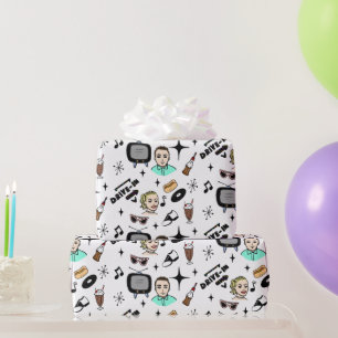 Nostalgic Retro 1950's Style    Wrapping Paper