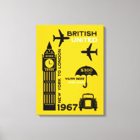 Nostalgic Retro Airline Poster