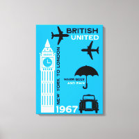 Nostalgic Retro Airline Poster