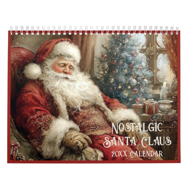 Nostalgic Santa Claus Christmas All Year Calendar (Cover)