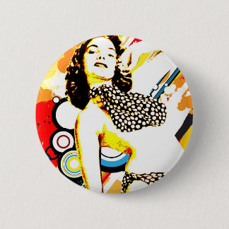 Nostalgic Seduction - Polka Dottie 6 Cm Round Badge