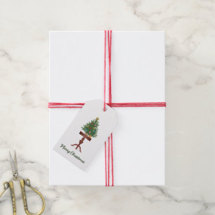 Nostalgic Side Table Christmas Tree Gift Tags