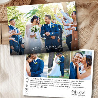 Nostalgic Type Full Bleed and Photo Strip Wedding